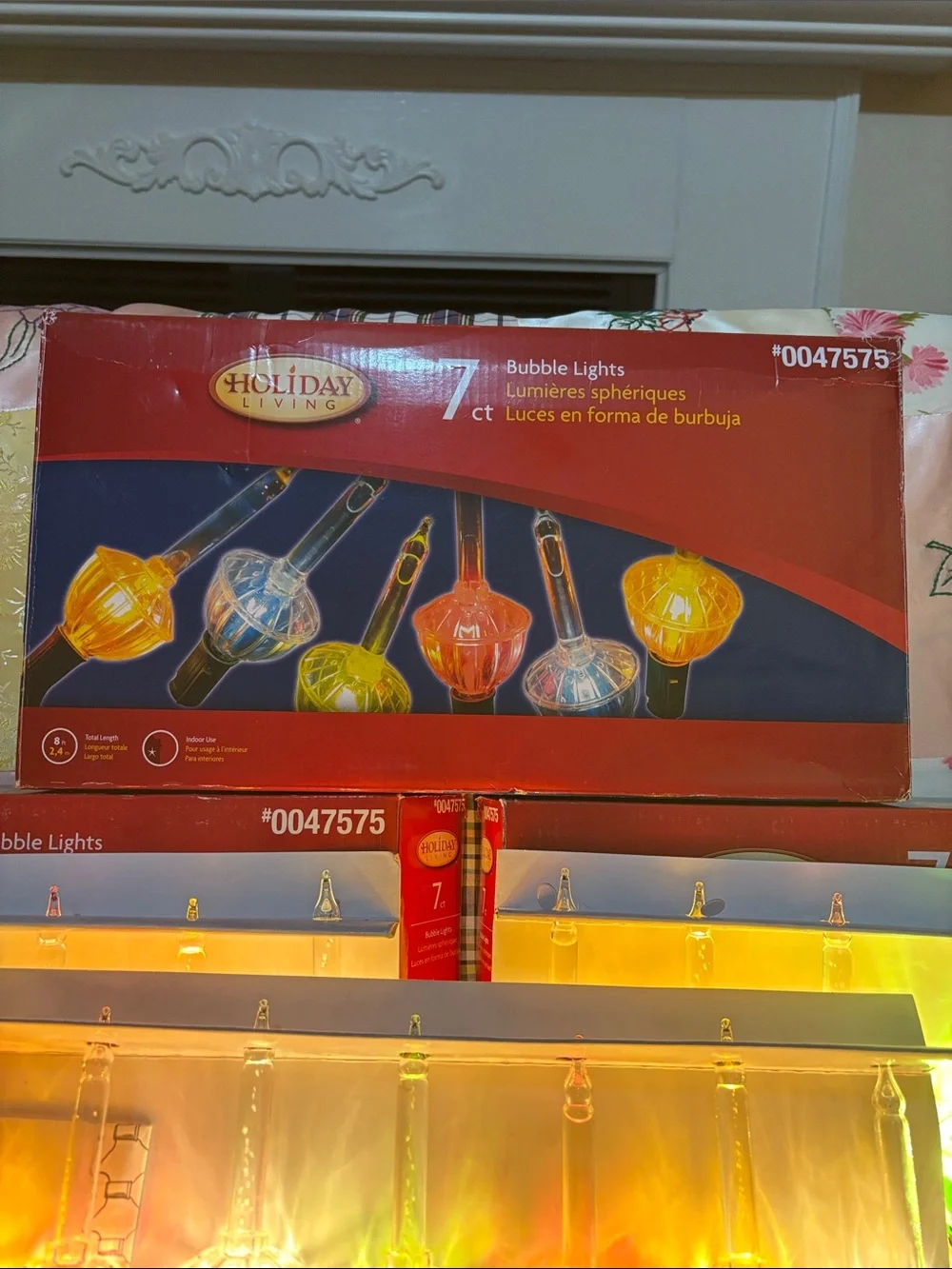 Vintage Holiday Living 7ct Bubble Lights Lot!